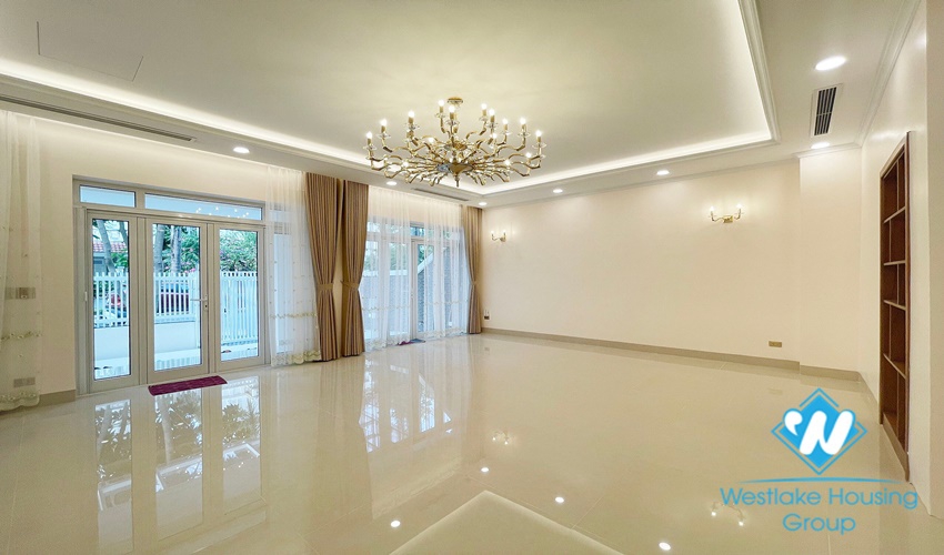 A beautiful villa with elevator for rent in T Block, Ciputra, Tay Ho, Ha Noi